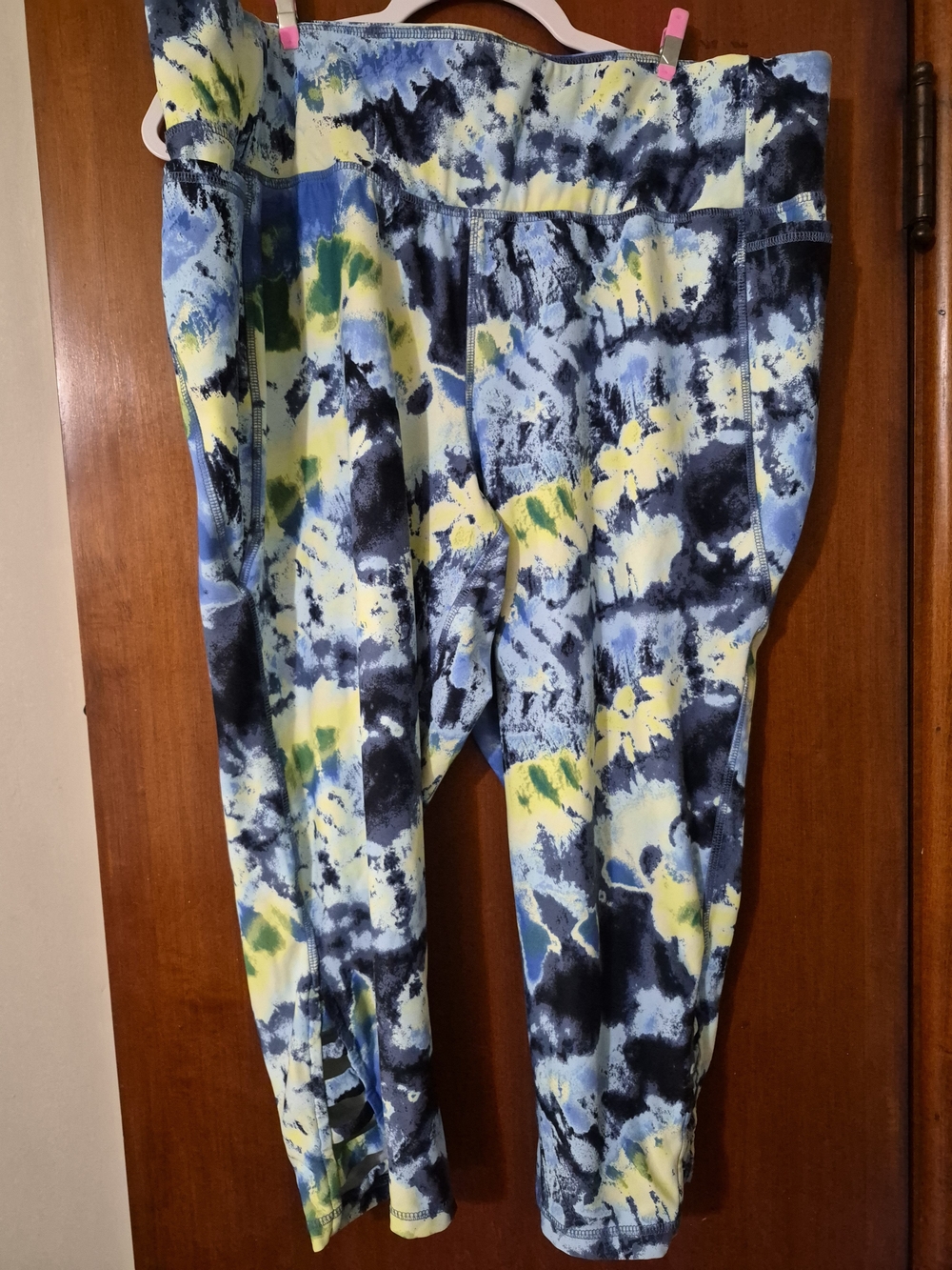 Livi Active Blue, Yellow & Green Tie-Dye Track Joggers
